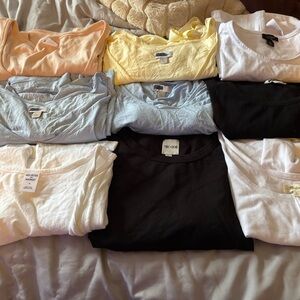 Bundle of 9 NWOT XL Tops